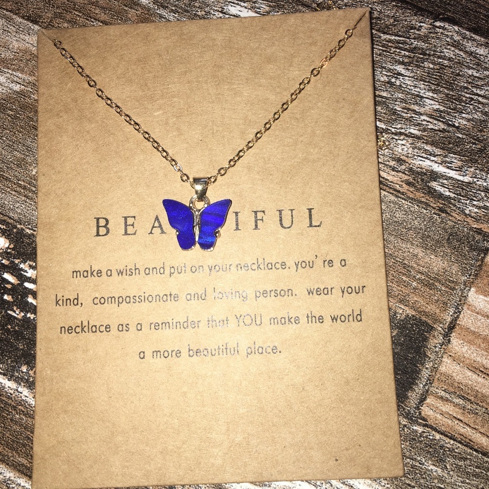 Butterfly necklace 3/$25